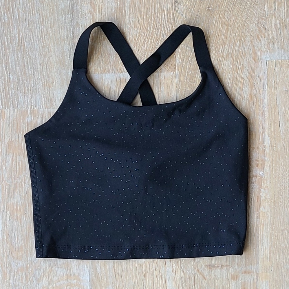 Beyond Yoga Drip Dot Cropped Bra Top